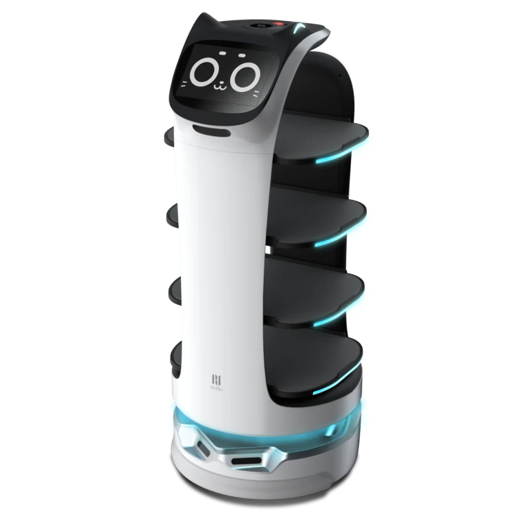 飲食店で使われている配膳ロボット